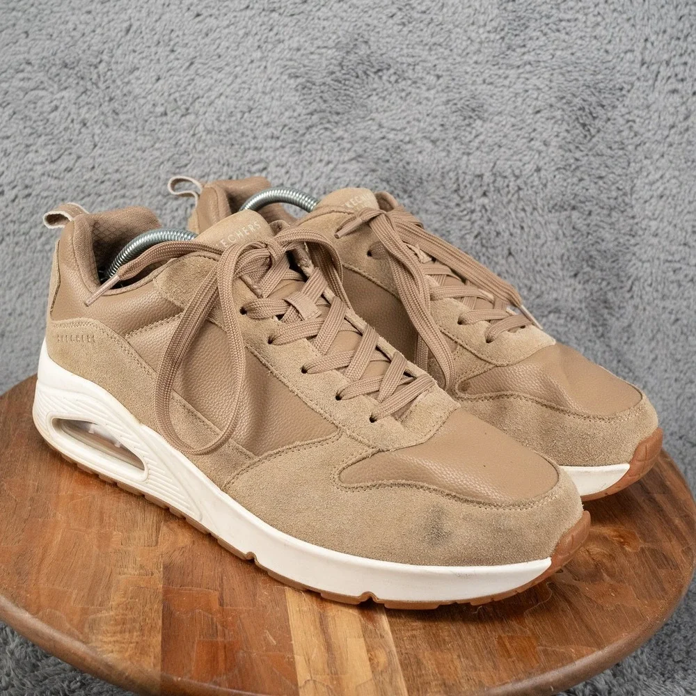 Men's Skechers Street Uno Stacre Casual Shoes, 52468 /WSK Size 10.5 Whiskey **